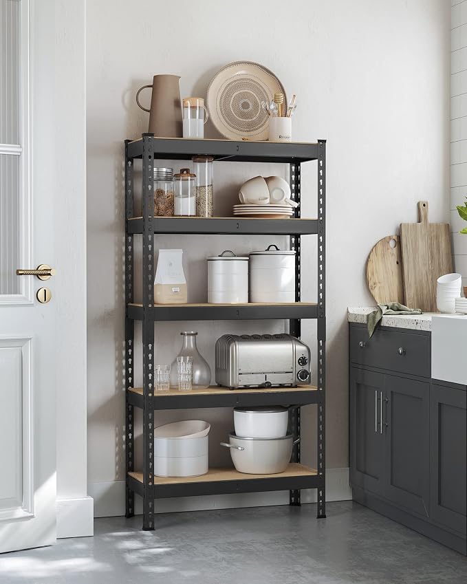SONGMICS 5-Tier Storage Shelves, Load 2310 lb, Garage Storage, Boltless Assembly - Image 9