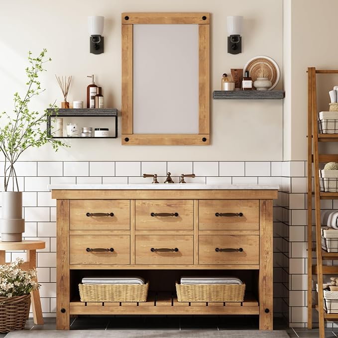 QEEIG Bathroom Shelves Over Toilet - Image 6