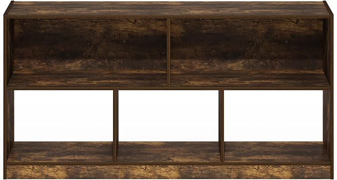 Furinno DALY Book Shelf, 5-Cube Bookshelf, Horizontal Cube Storage Organizer - Image 6