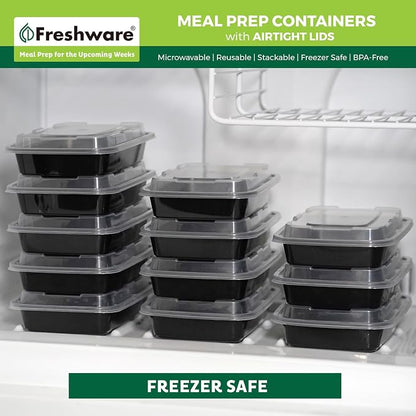 Freshware Meal Prep Containers 1 Compartment - Image 8