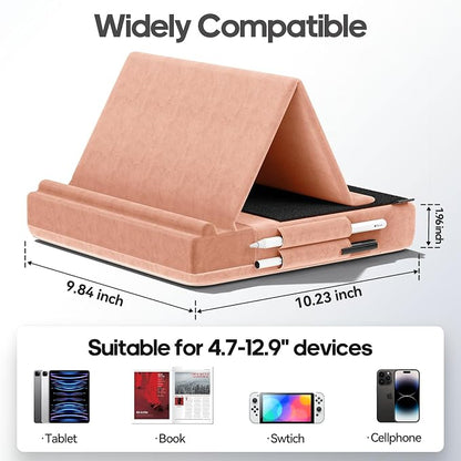 KDD Tablet Pillow Stand, Bed and Desk, Foldable Soft Pad Dock - Image 4
