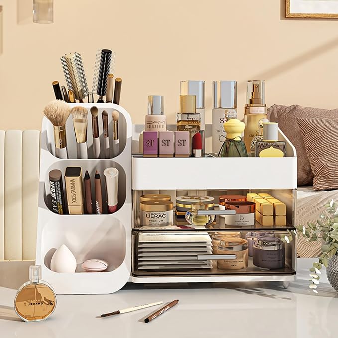 Booklov Makeup Organizer for Vanity, Large Capacity Cosmetic Display Case - Image 5