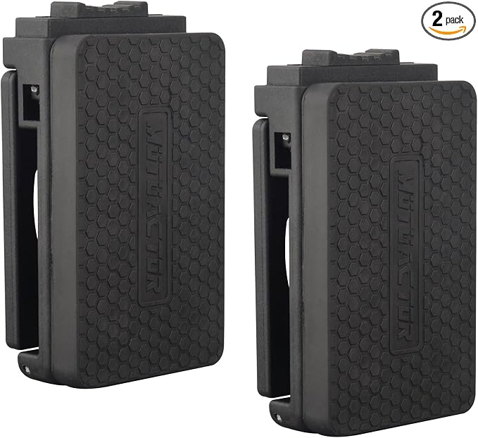 MUTUACTOR Magnetic Belt Clip Heav Duty, Anti-Slip Rubber Coated Magnetic Belt by MUTUACTOR