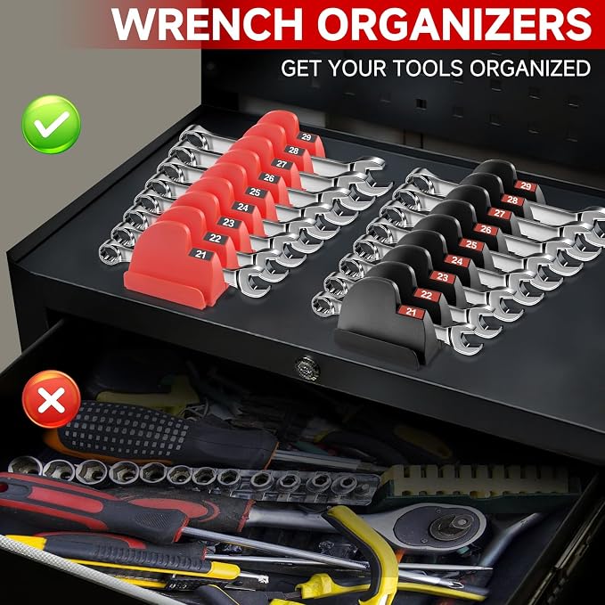 48 PCS Magnetic Modular Wrench Organizers - Image 5
