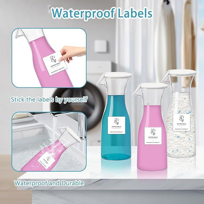 20oz Laundry Detergent Dispenser Containers Bottle 3 Pcs Liquid Laundry Powder - Image 5