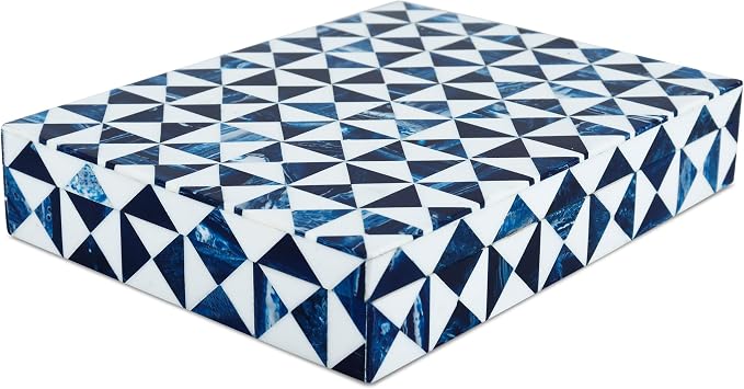 Handicrafts Home Blue and White Decorative Storage Box by HandicraftsHome