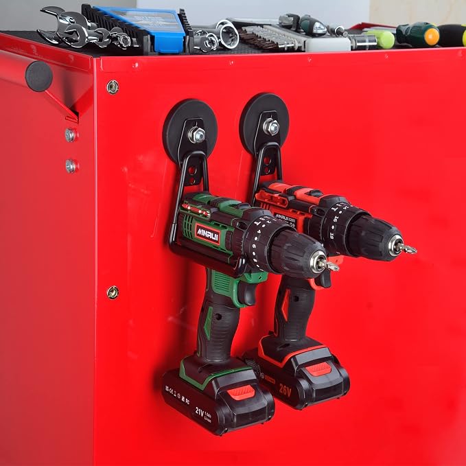 ULIBERMAGNET Magnetic Hooks, Heavy Duty Extra Large Hooks, Power Tool Organizer - Image 8