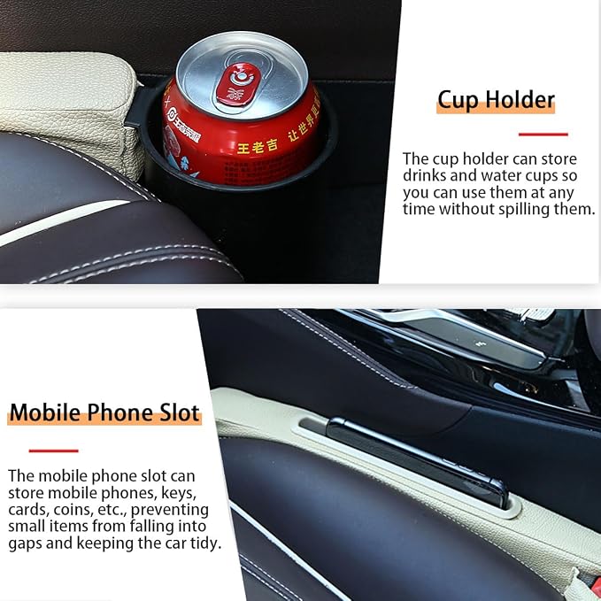 2 Pack Car Seat Gap Filler - Image 2