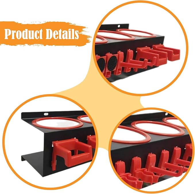 Spray Bottle Storage Rack Organizer Spray can Holder Bracket Bottle Organizer - Image 2