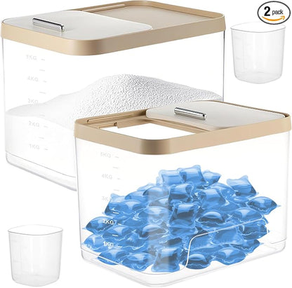 Large Laundry Pods Container by Wensdr