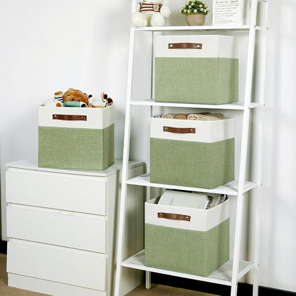 Temary 12 Inch Fabric Storage Cubes Storage Bins - Image 5