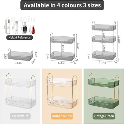 YCIA&DONE Bathroom Organizer Countertop, Makeup Storage, Skincare Cosmetic Tray - Image 2
