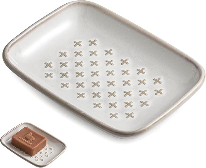 Gomakren Soap Dish, Shower Soap Holder, Christmas Ceramic Soap Dishes by Gomakren