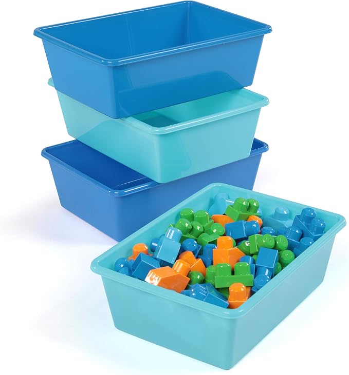 Humble Crew Large Plastic Storage Bins - Image 2