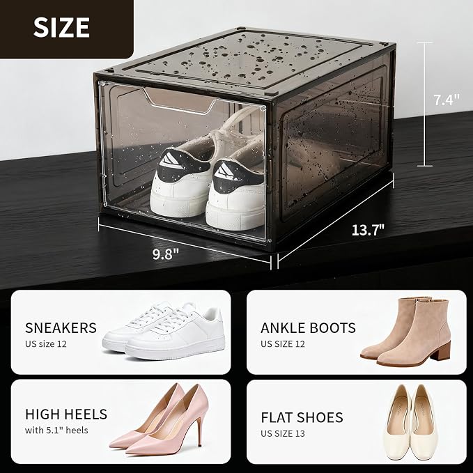 Shoe Boxes Shoe Storage Boxes Display Boxes - Image 6