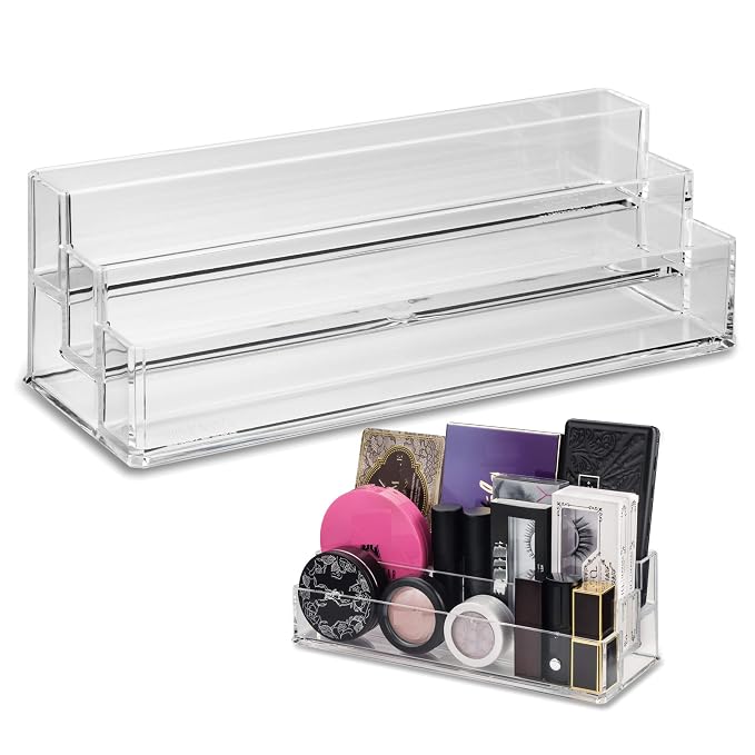byAlegory Tiered Acrylic Eyeshadow Palette Makeup Organizer | 3 Tier Cosmetic by BYALEGORY