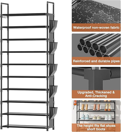 LUKYTOWER Tall Shoe Rack - Image 4