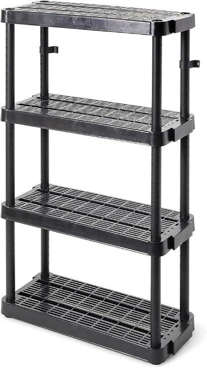Gracious Living 4 Shelf Adjustable Height Medium Duty Storage Unit 14 x 32 x - Image 6