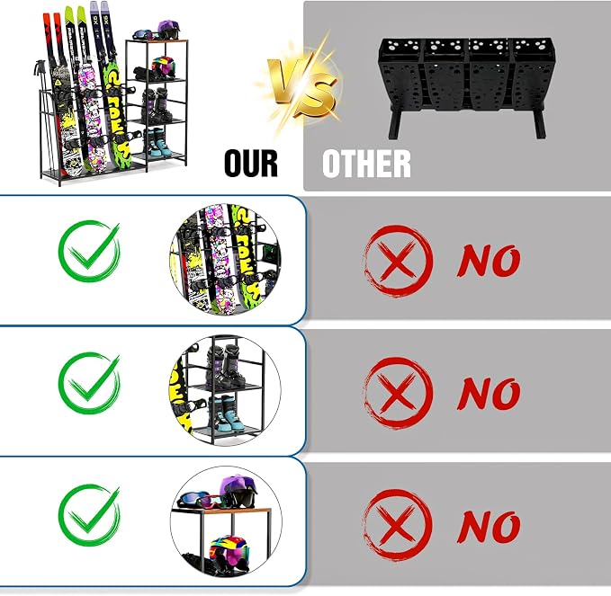 Ski-Snowboard Storage Rack Holder - Image 5