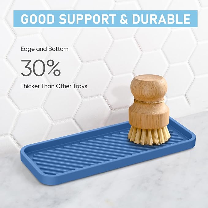 EG-SIPRO Kitchen Sink Organizer Tray, Sponge Holder - Image 4