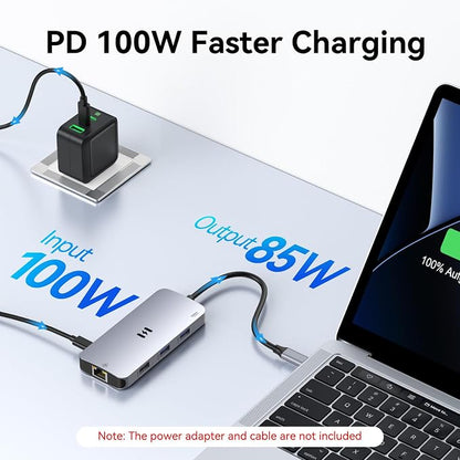 USB C Adapters for MacBook Pro/Air, Selore 9 in 1 USB C Hub - Image 6