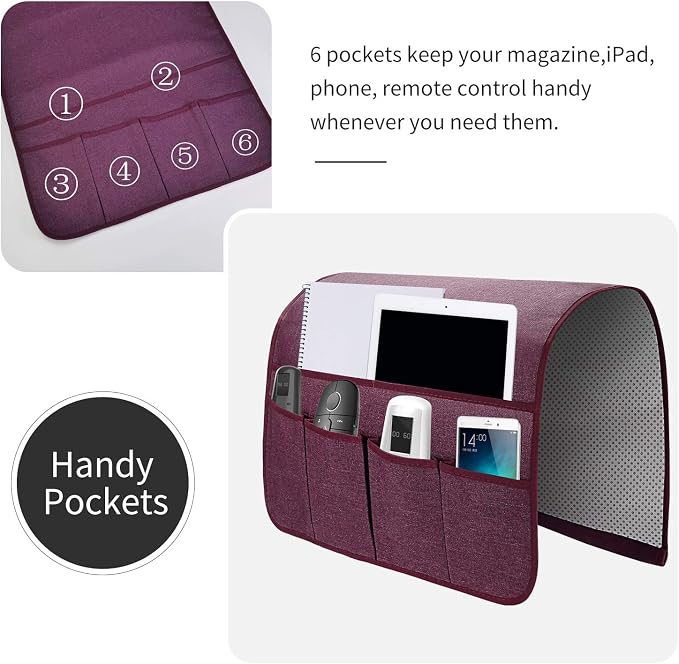 Sofa Armrest Organizer, Remote Control Holder - Image 4