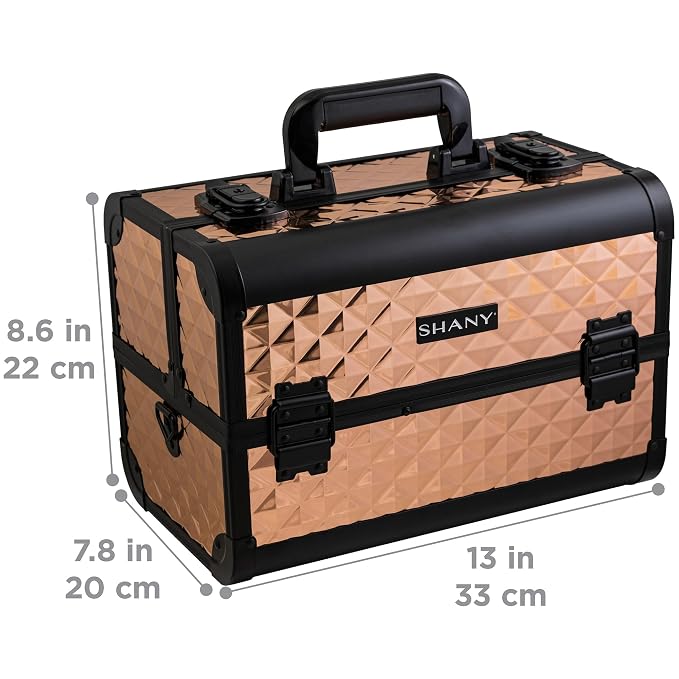 SHANY Premier Fantasy Professional Makeup Train Case Cosmetic Box Portable - Image 4