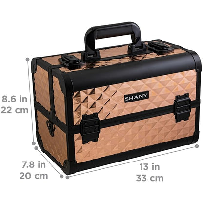 SHANY Premier Fantasy Professional Makeup Train Case Cosmetic Box Portable - Image 4