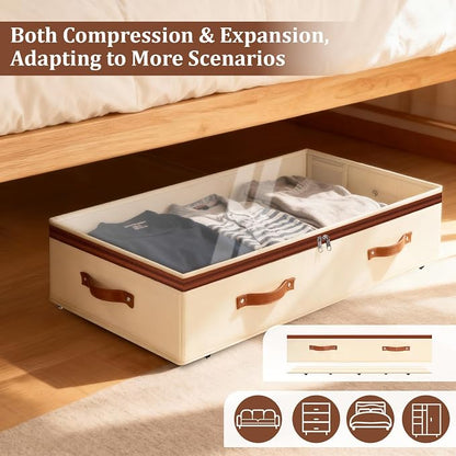 Dolicer 2 Pack Under Bed Storage - Image 9