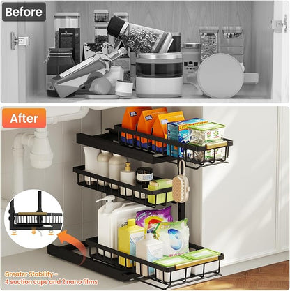 Under Sink Organizer and Storage - Image 3