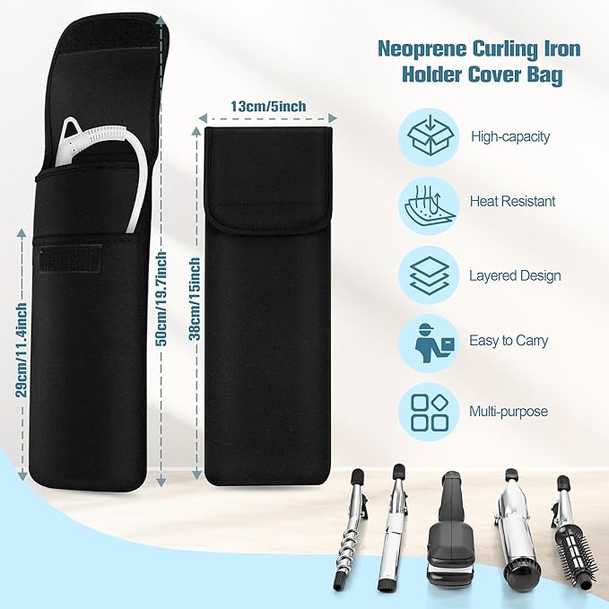 ALLENLIFE Heat-Resistant Storage Bag Travel Case Cover Pouch - Image 2