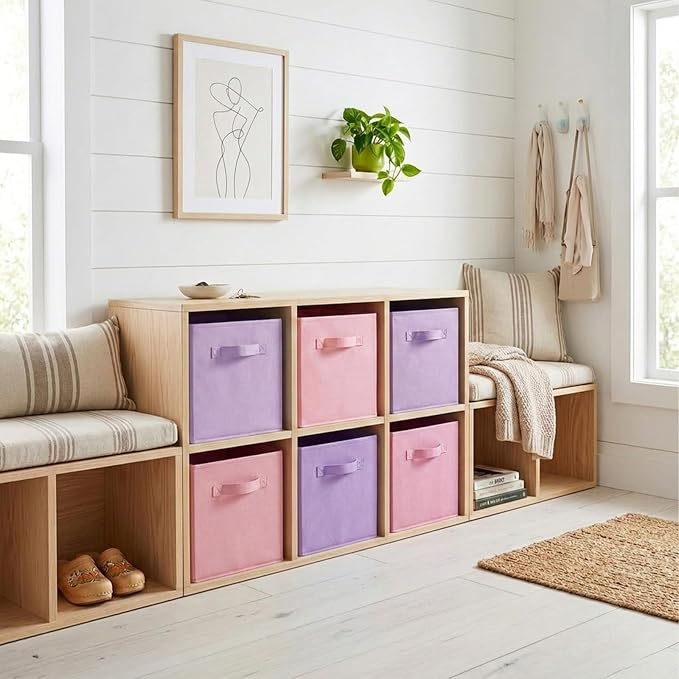 ShellKingdom Storage Bins, Foldable Fabric Storage Cubes And Cloth Storage - Image 6