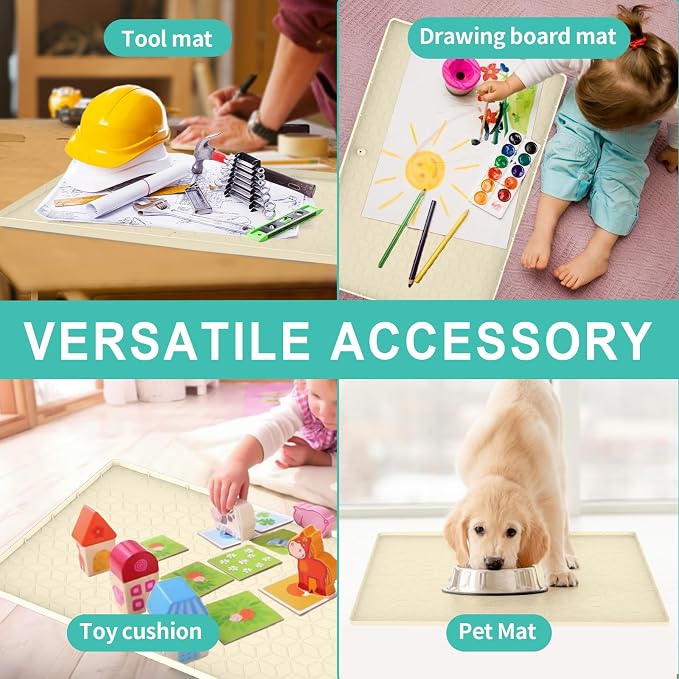 Under Sink Mat, Silicone Waterproof Under Sink Liner, Sink Cabinet Organizer - Image 5