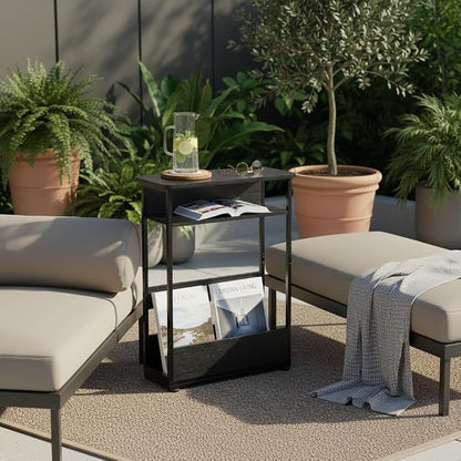 Narrow Side Table, 3-Tier Slim End Table - Image 6