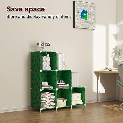 UNKU 6 Cube Storage Organizer, Closet Organizer Storage Shelves, Clothes - Image 4