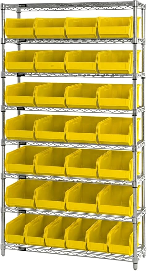 Quantum Storage QUS238 Heavy-Duty Stackable Plastic Storage Bins - Image 5