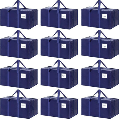 12 Pack Extra Heavy Duty Large Moving Bags by Fygrip