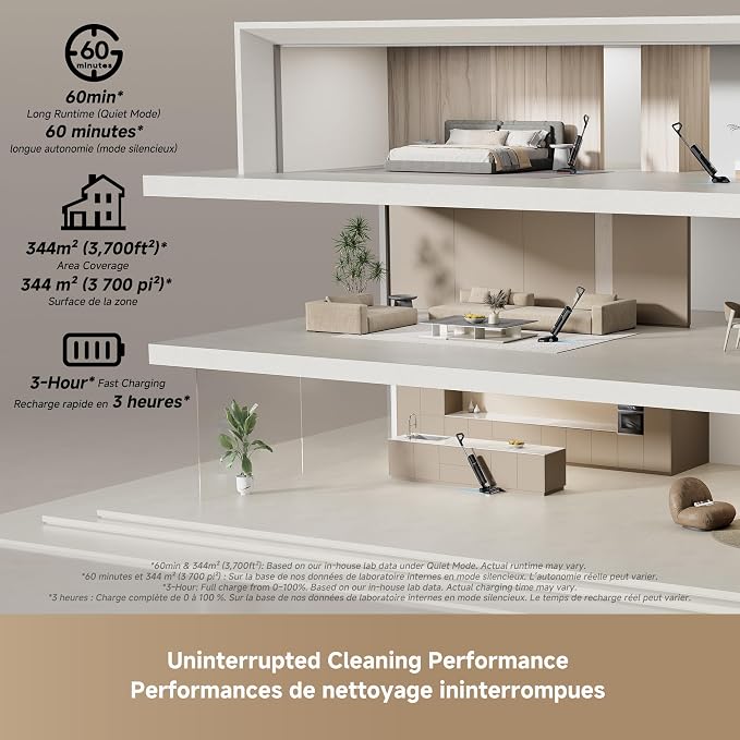 DREAME H15 Pro CarpetFlex Cordless Vacuum Mop, Wet Dry Vacuum Cleaner - Image 6
