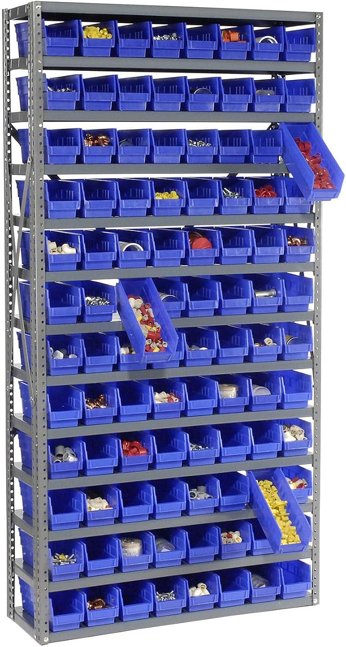 Global Industrial 13 Shelf Steel Shelving - Image 6