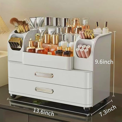 Makeup Organizer with Drawers for Vanity, Bathroom Countertop Organizer with - Image 4