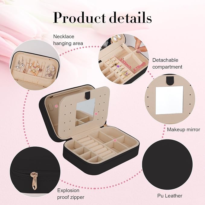 TopPerfekt Travel Jewelry Case, Jewelry Box - Image 3