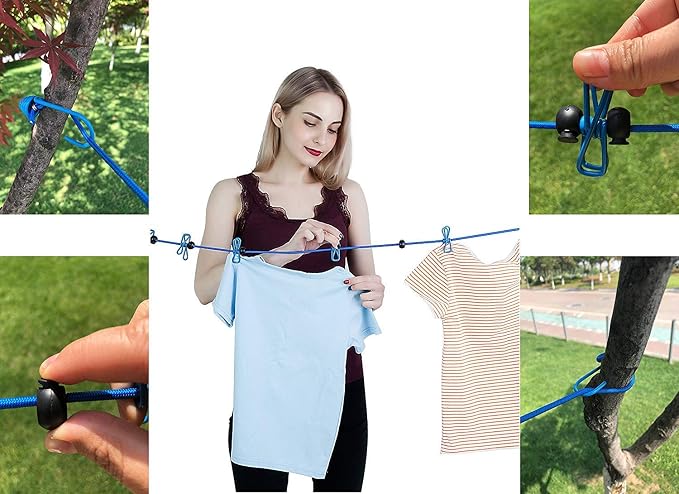 2 Pack Portable Clothesline - Image 7