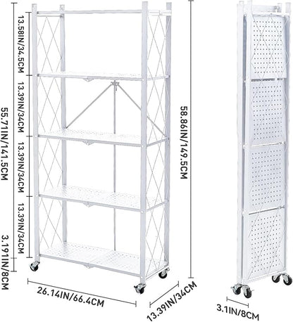 BRIAN & DANY 5-Tier Foldable Storage Shelves - Image 3