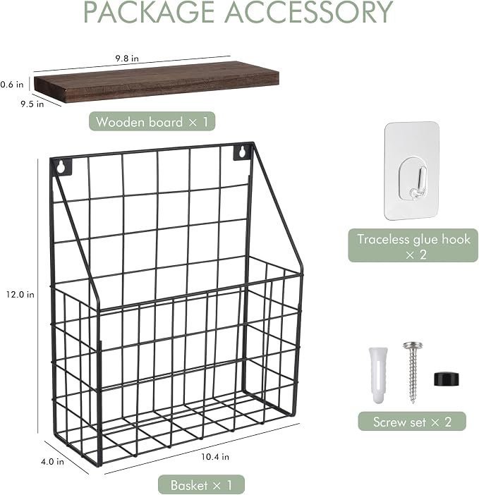 Mail Holder Magazine Basket - Image 2
