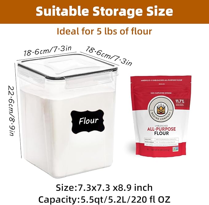 4 Pack Airtight Food Storage Containers - Image 2
