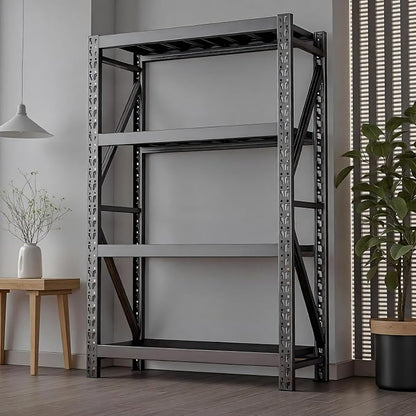 Heavy Duty Warehouse Shelving 4-Tier Industrial Steel Storage Shelves, 2600LB by Unknown