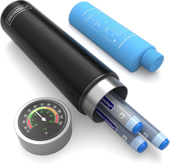 DISONCARE Odyssey 60H Insulin Cooler | Holds 3 Pens, Travel Case by DISONCARE