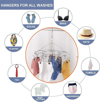 CenYouful Stainless Steel Round Hanging Drying Rack - Image 3