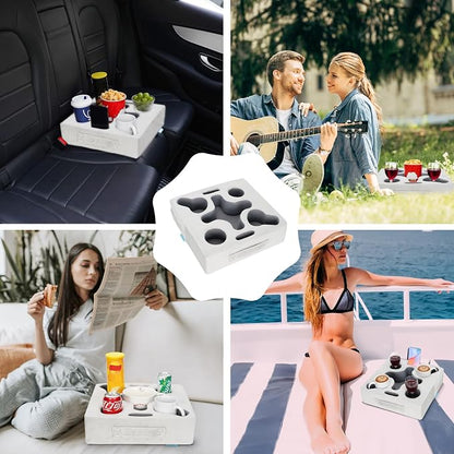 Couch Cup Holder-Sofa Cup Holder Pillow Tray Caddy Cupholder Hearted - Image 6