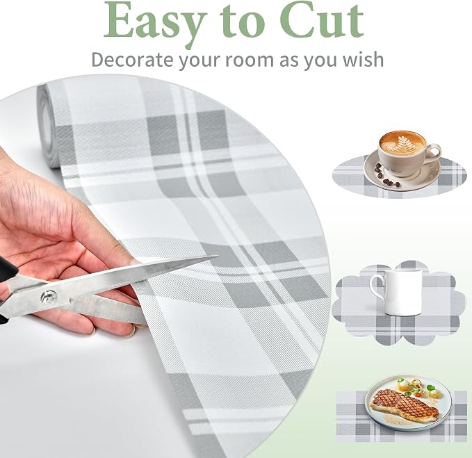 Drawer and Shelf Liner for Kitchen Cabinet: 12 in X 30 Ft Non Slip Waterproof - Image 8